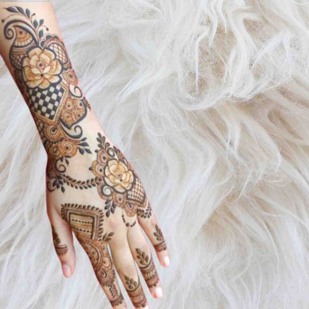 Flower Mehndi Design