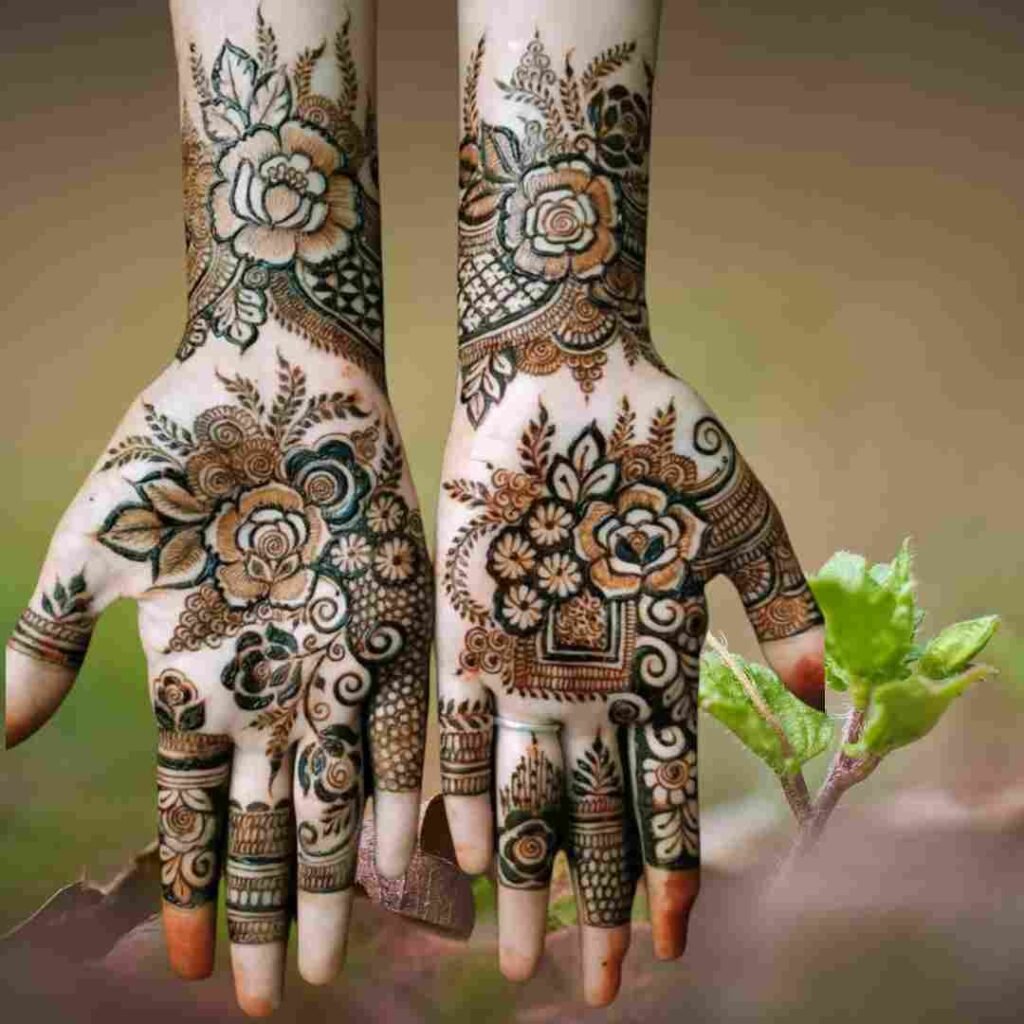 Flower Mehndi Design