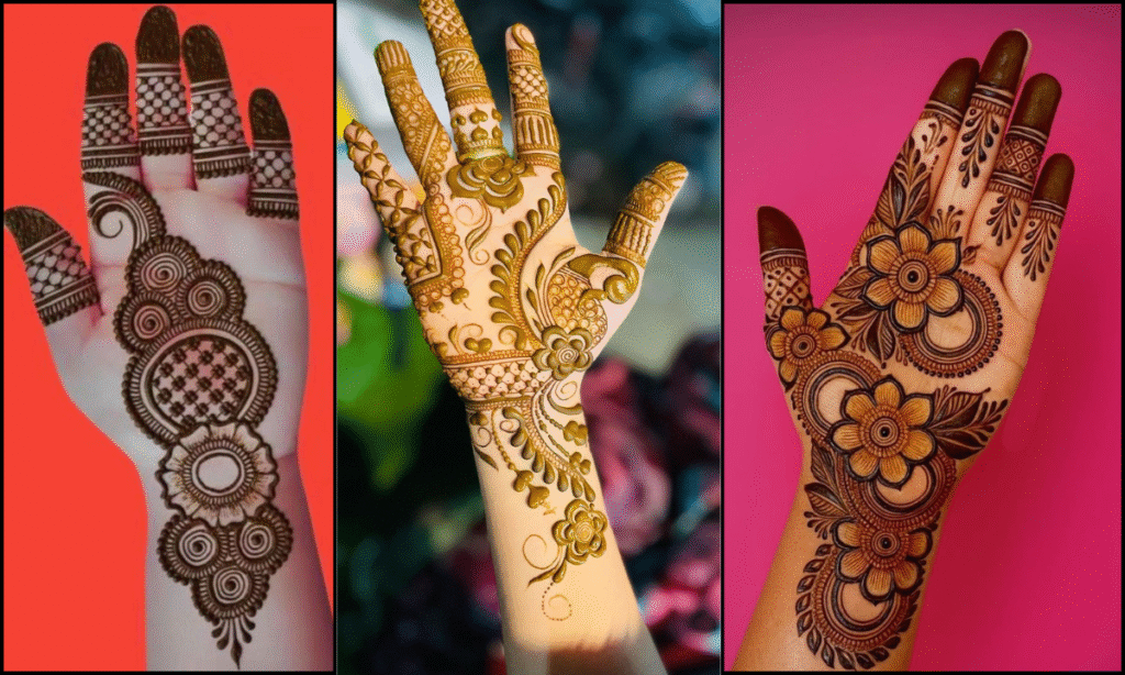 Front Hand Simple Mehndi Design