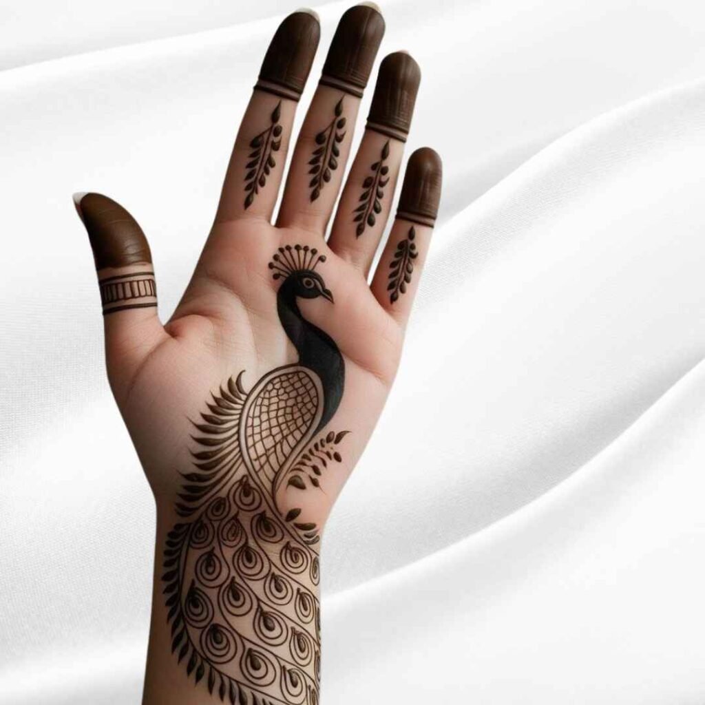 Basic Easy Front Hand Simple Mehndi Design