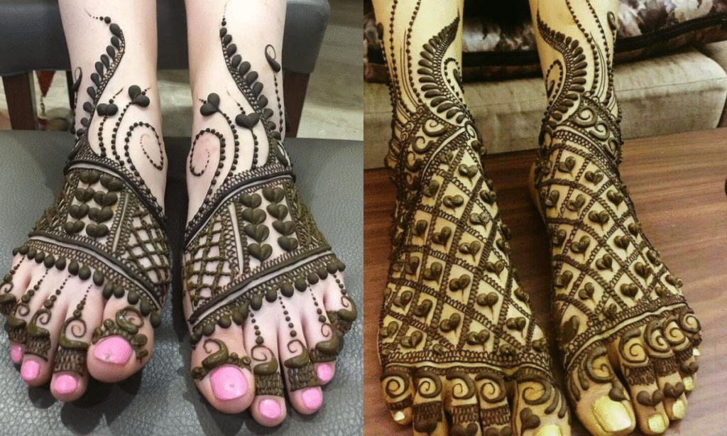 Groom Leg Mehndi Design