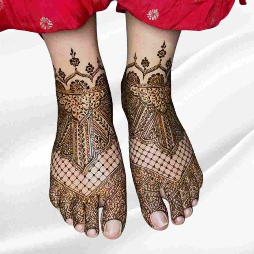 Simple Groom Leg Mehndi Design