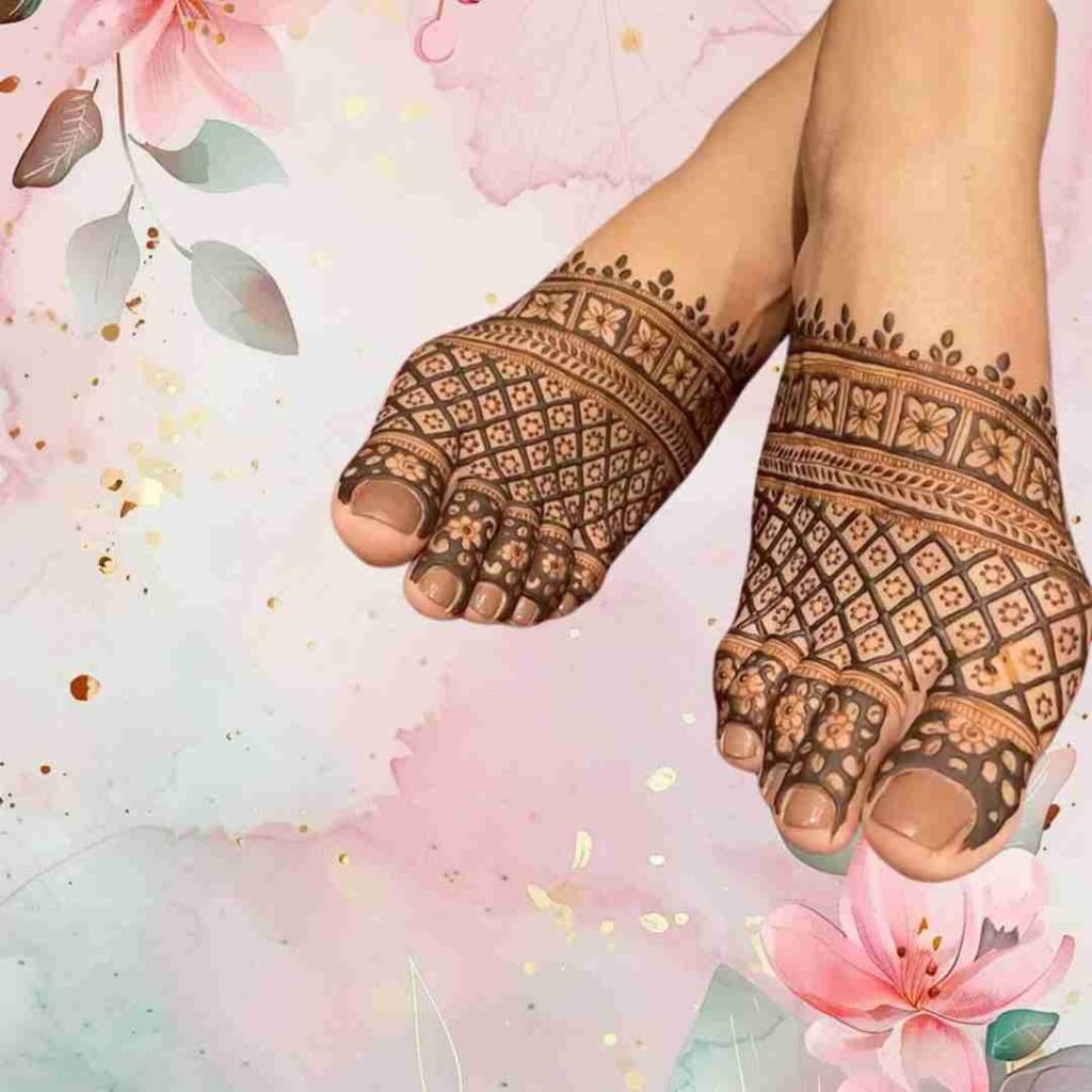 Simple Groom Leg Mehndi Design