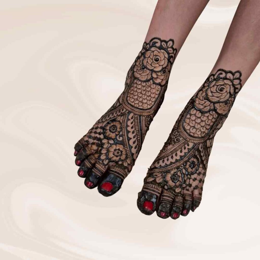  Feet Legs Groom Leg Mehndi Design