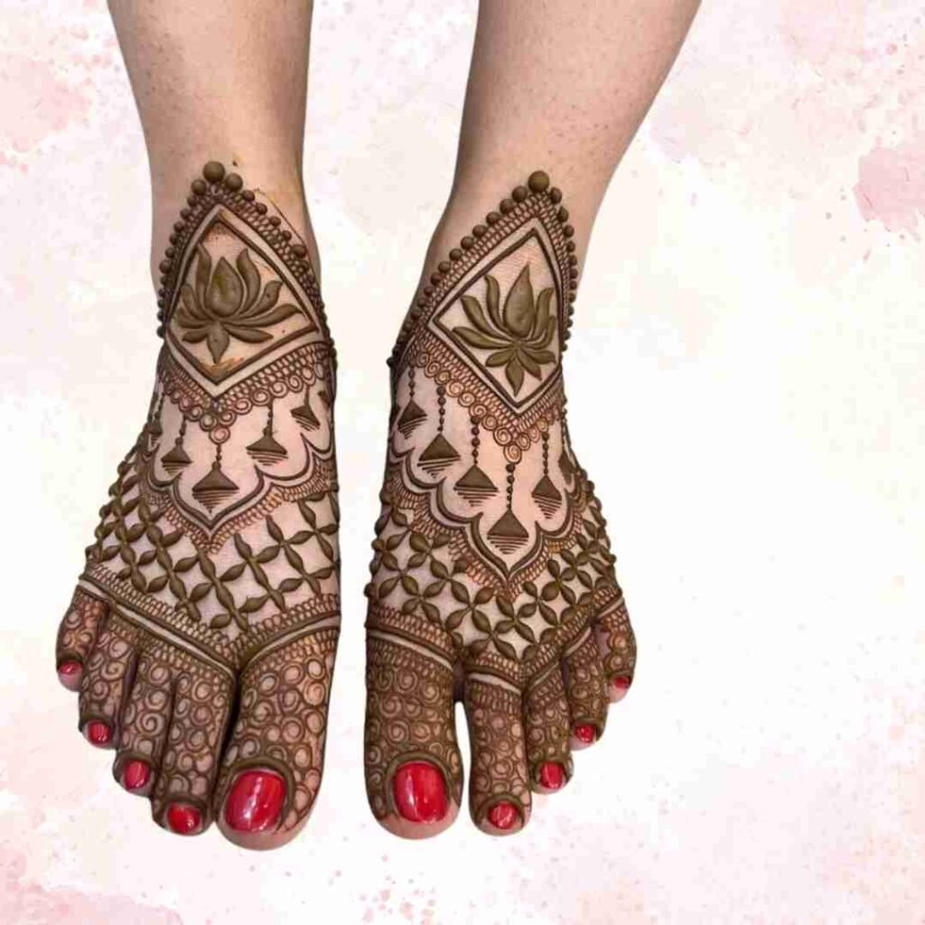 Groom Leg Mehndi Design