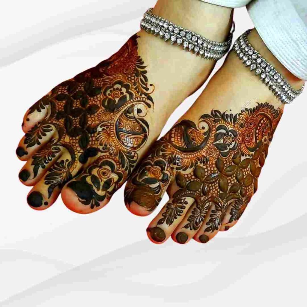Groom Leg Mehndi Design