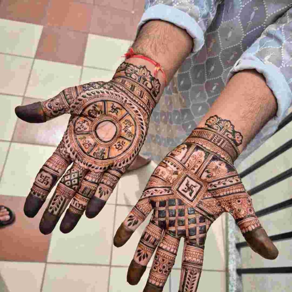 Groom Mehndi Design