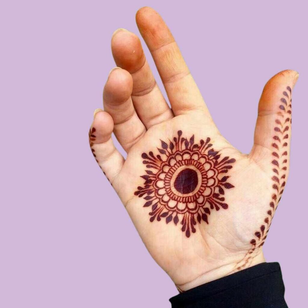 Simple Groom Mehndi Design