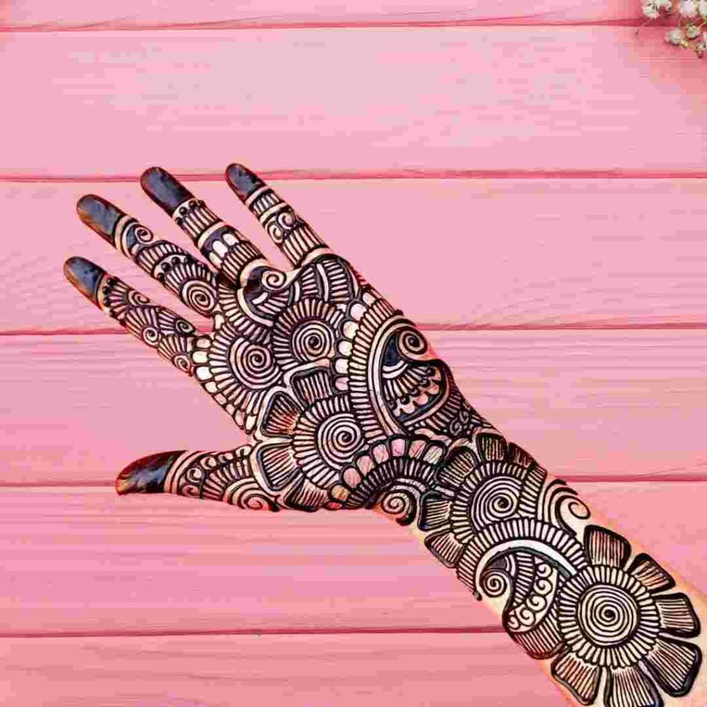 Easy Groom Mehndi Design