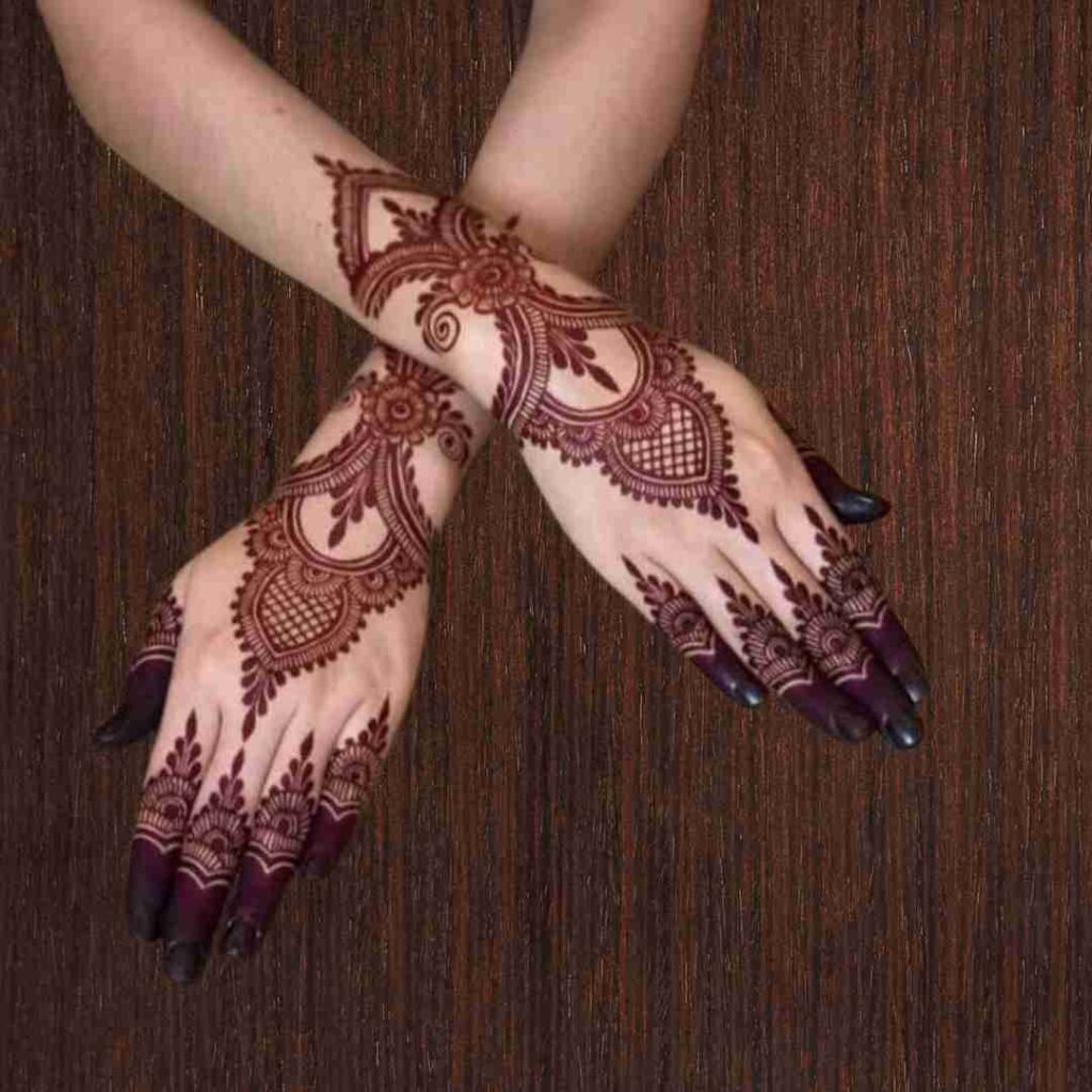 Henna New Mehndi Design Front Hand