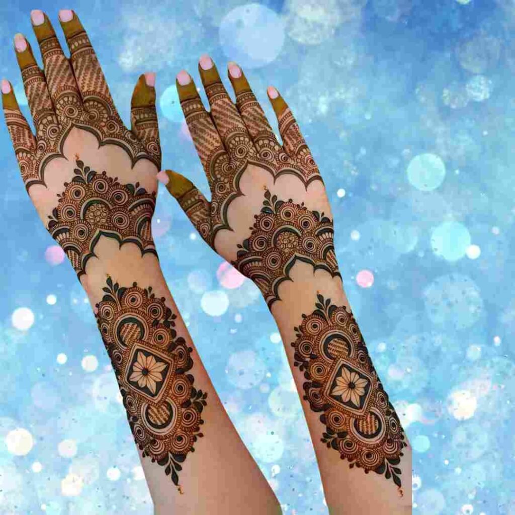 Henna New Mehndi Design Front Hand