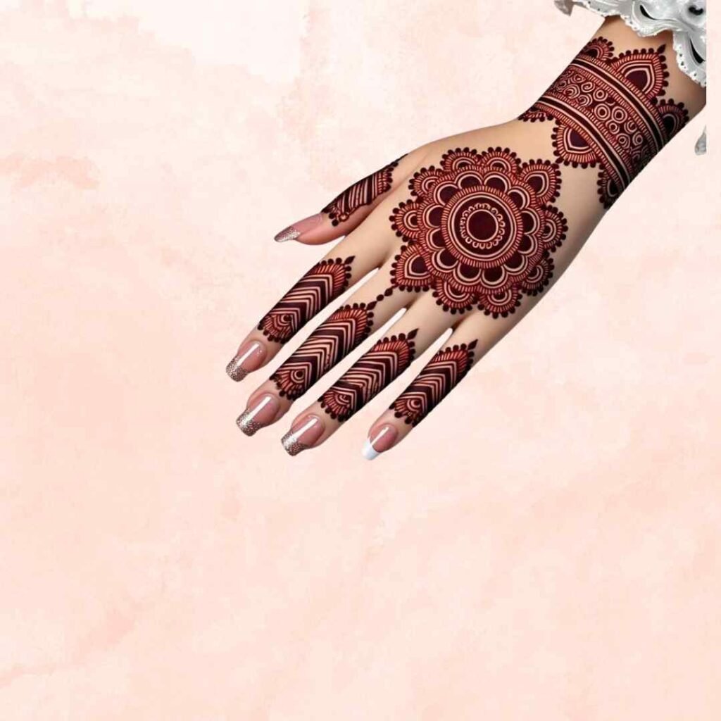 Henna New Mehndi Design Simple and Beautiful