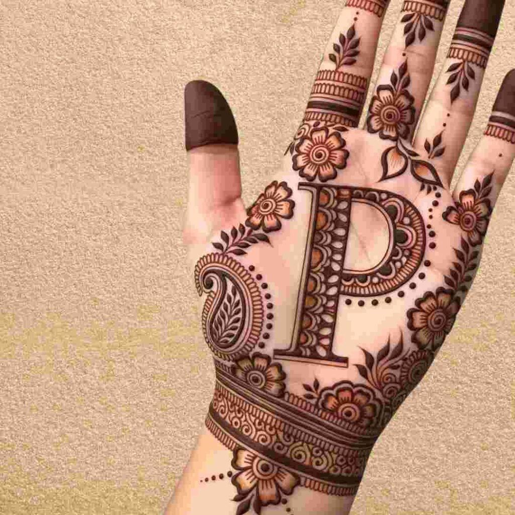 Beautiful Henna Tattoo Mehndi Design Simple