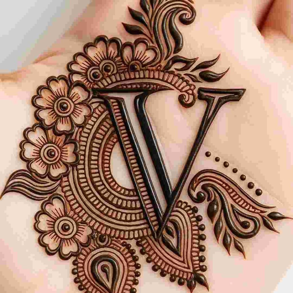 Beautiful Henna Tattoo Mehndi Design Simple
