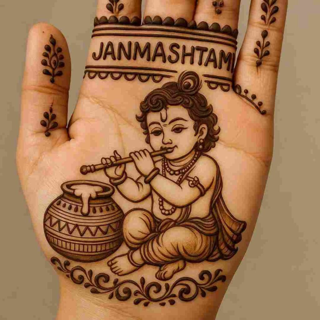 Stylish Henna Tattoo Mehndi Design Simple