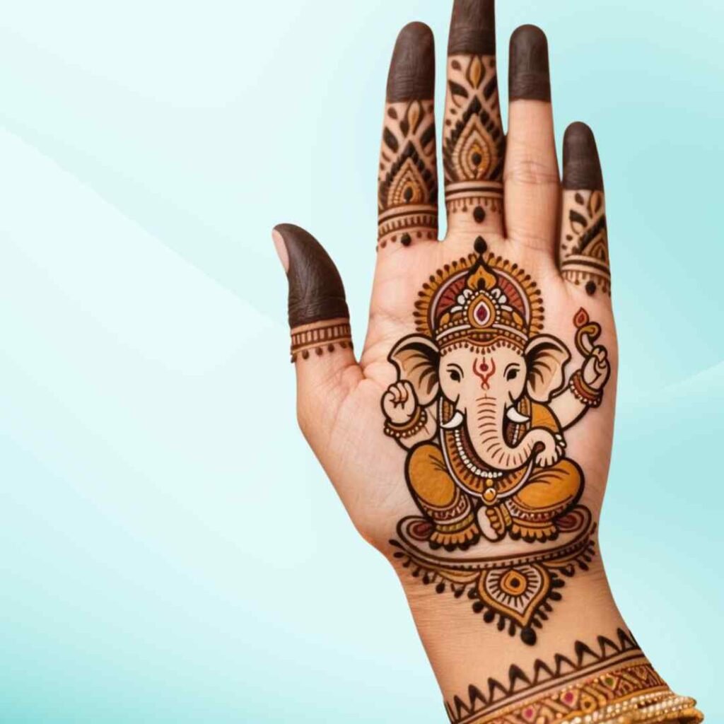 Stylish Henna Tattoo Mehndi Design Simple