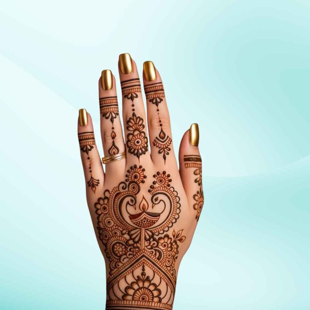 Stylish Henna Tattoo Mehndi Design Simple