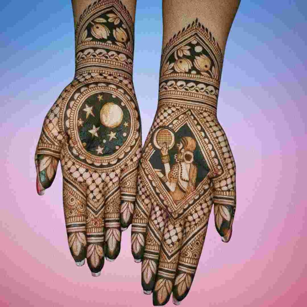 Karwa Chauth Mehndi Design