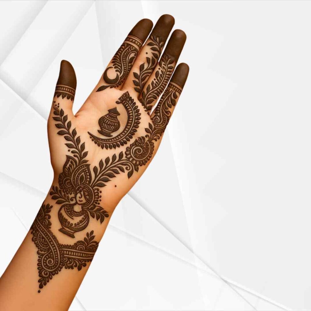 Karwa Chauth Mehndi Design Simple