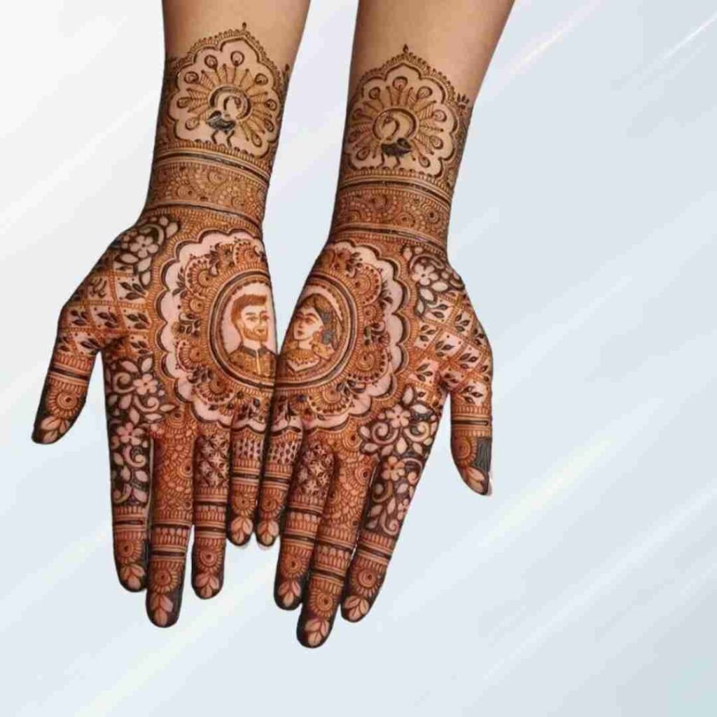 Beautiful Karwa Chauth Mehndi Design