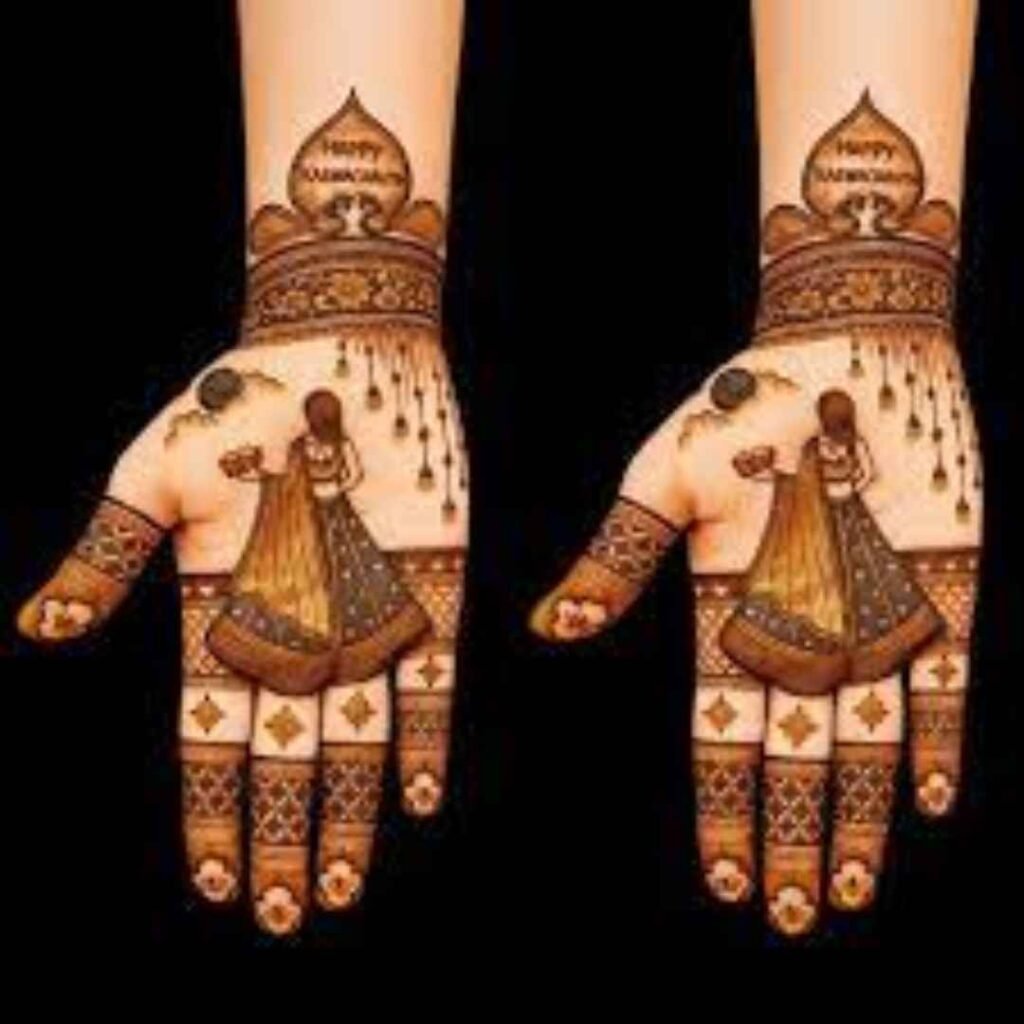Karwa Chauth Mehndi Design Images