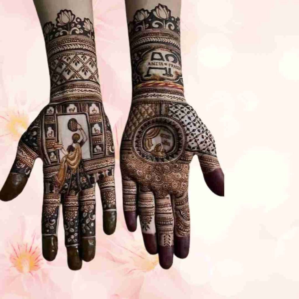 Karwa Chauth Mehndi Design Images