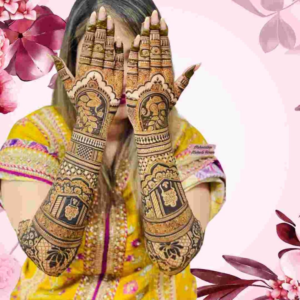 Easy Karwa Chauth Mehndi Design