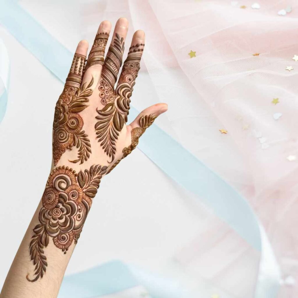 Simple Khafif Mehndi Design