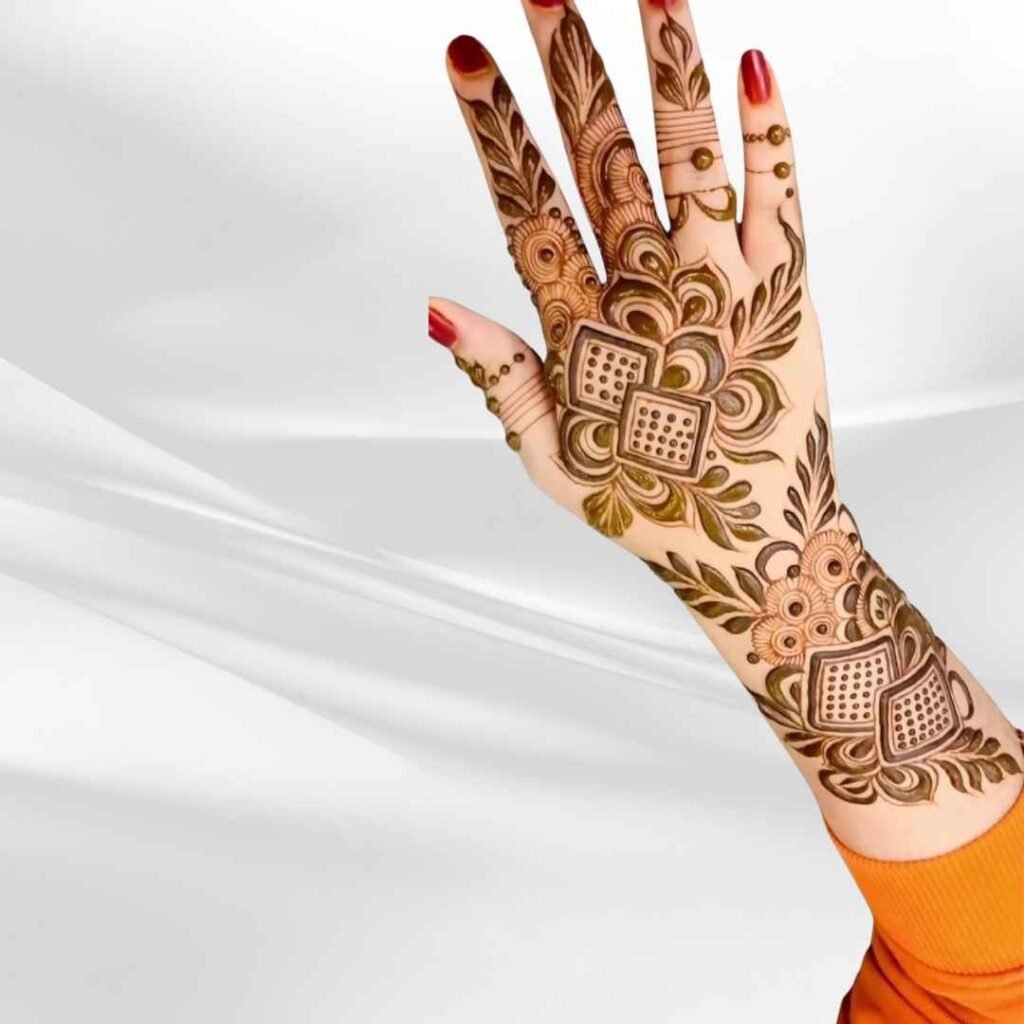 Simple Khafif Mehndi Design