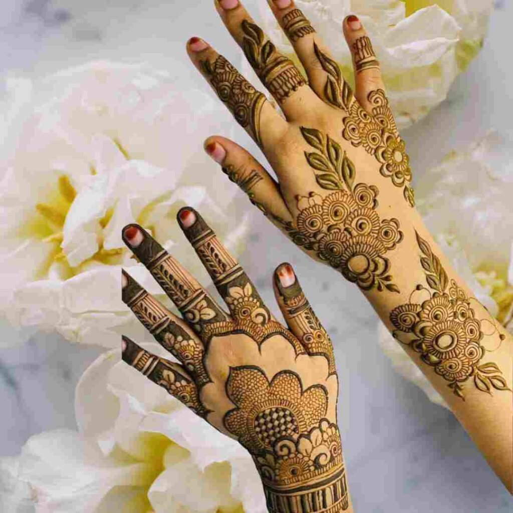 Simple Khafif Mehndi Design