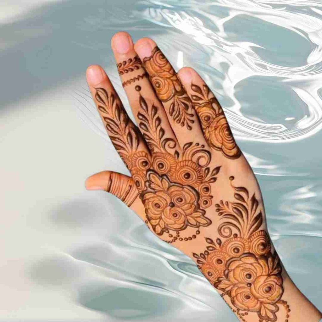 Simple Khafif Mehndi Design