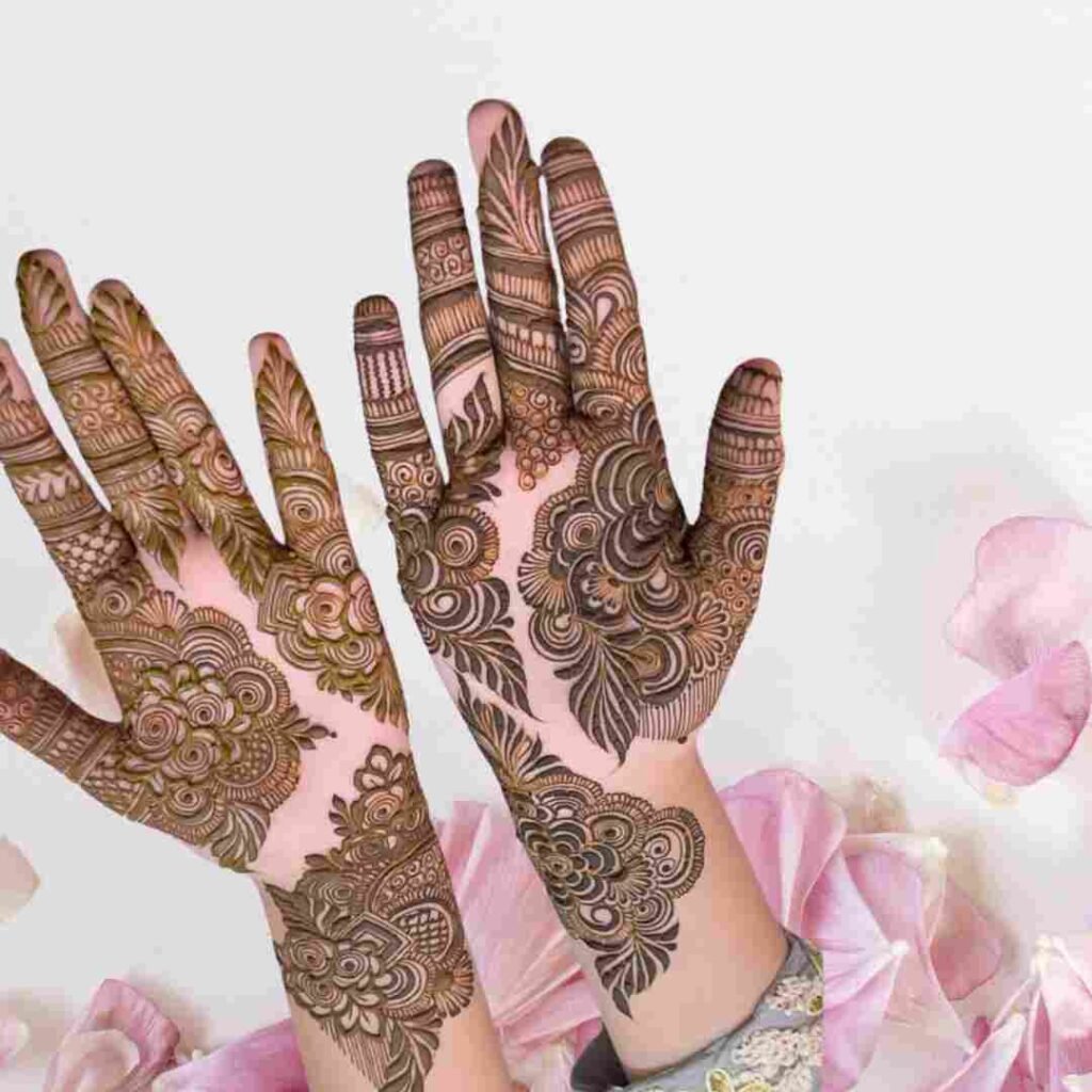 Simple Khafif Mehndi Design