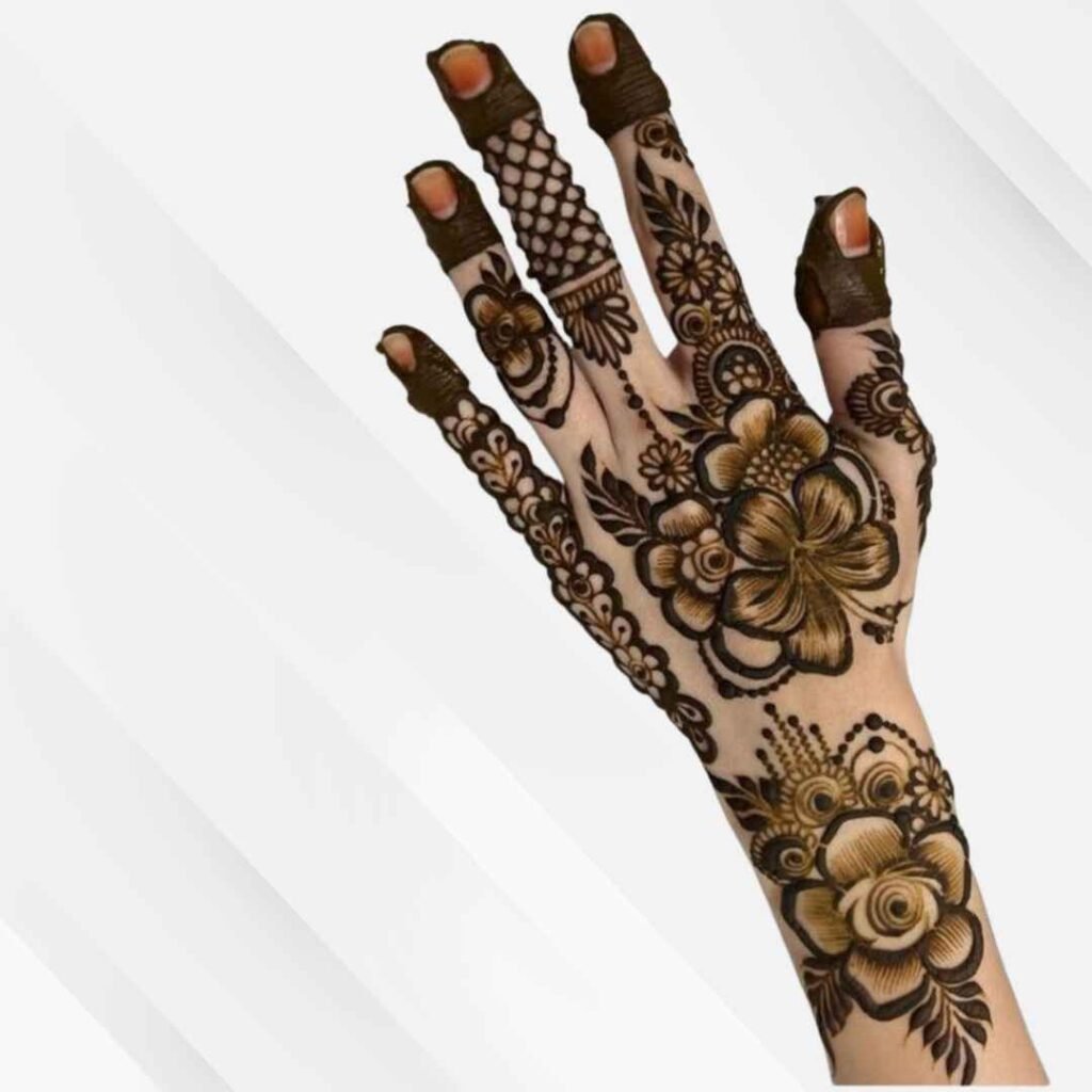 Stylish Khafif Mehndi Design