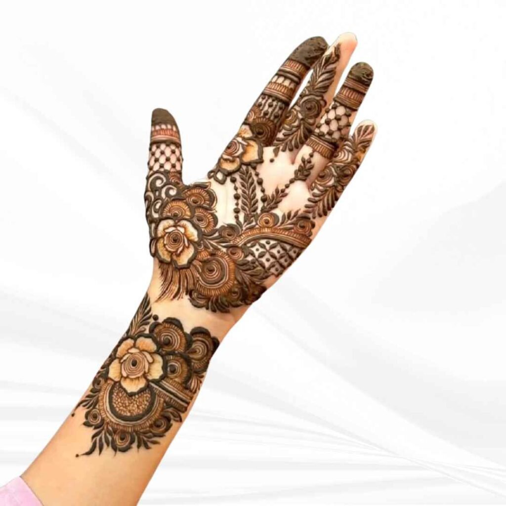 Stylish Khafif Mehndi Design
