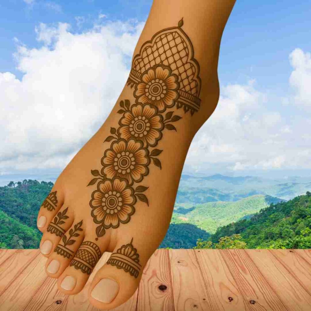 Lotus Mehndi Design Images