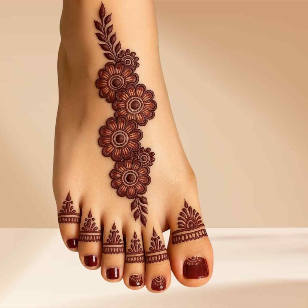 Lotus Mehndi Design Images