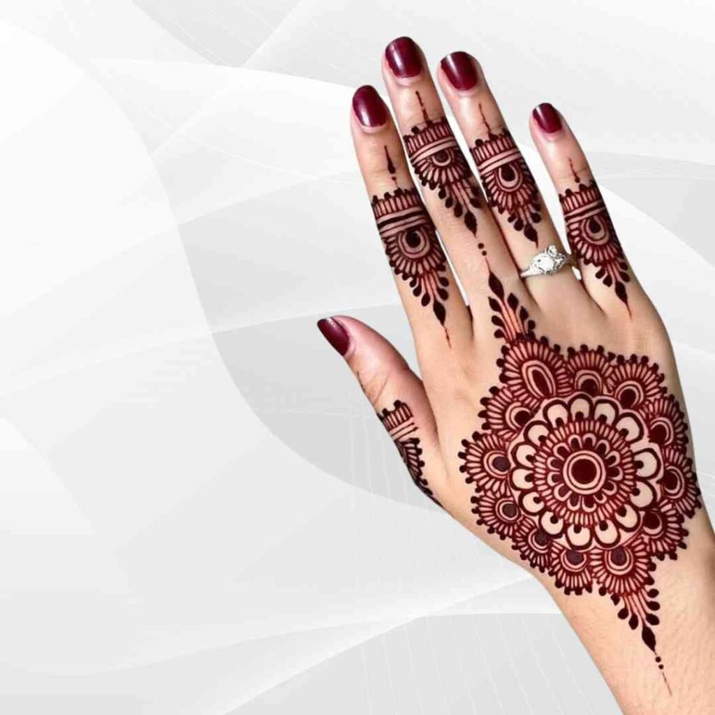 Mehndi Design Back Hand