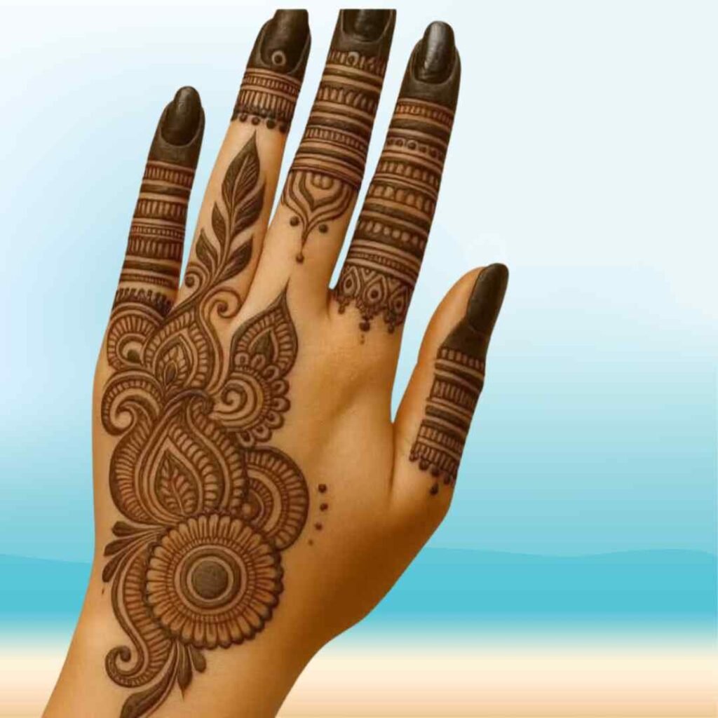 Arabic Mehndi Design Back Hand
