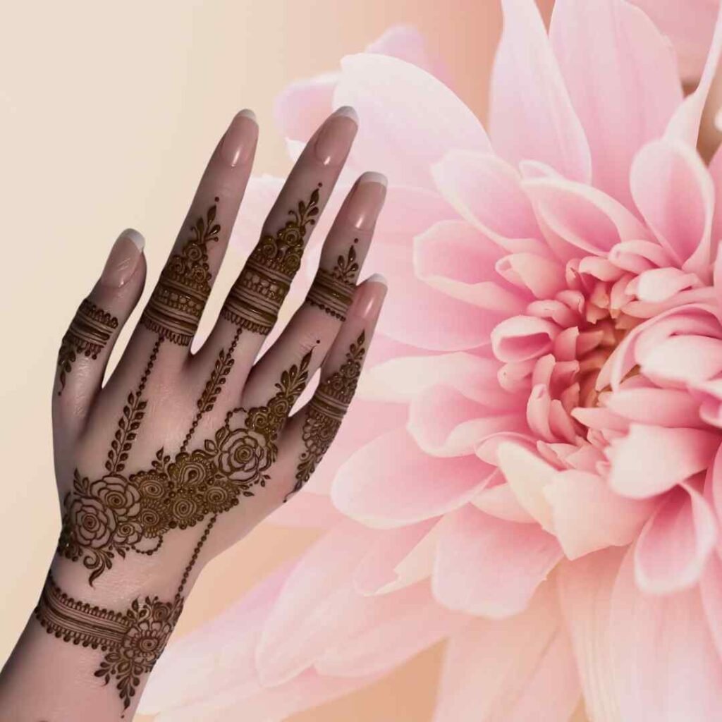 Simple Mehndi Design Back Hand