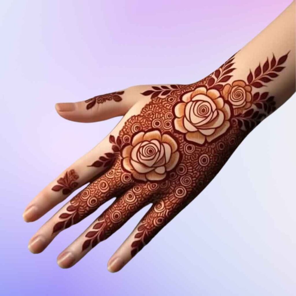 Easy Mehndi Design Back Hand