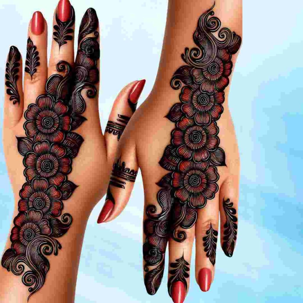 Arabic Mehndi Design Back Hand