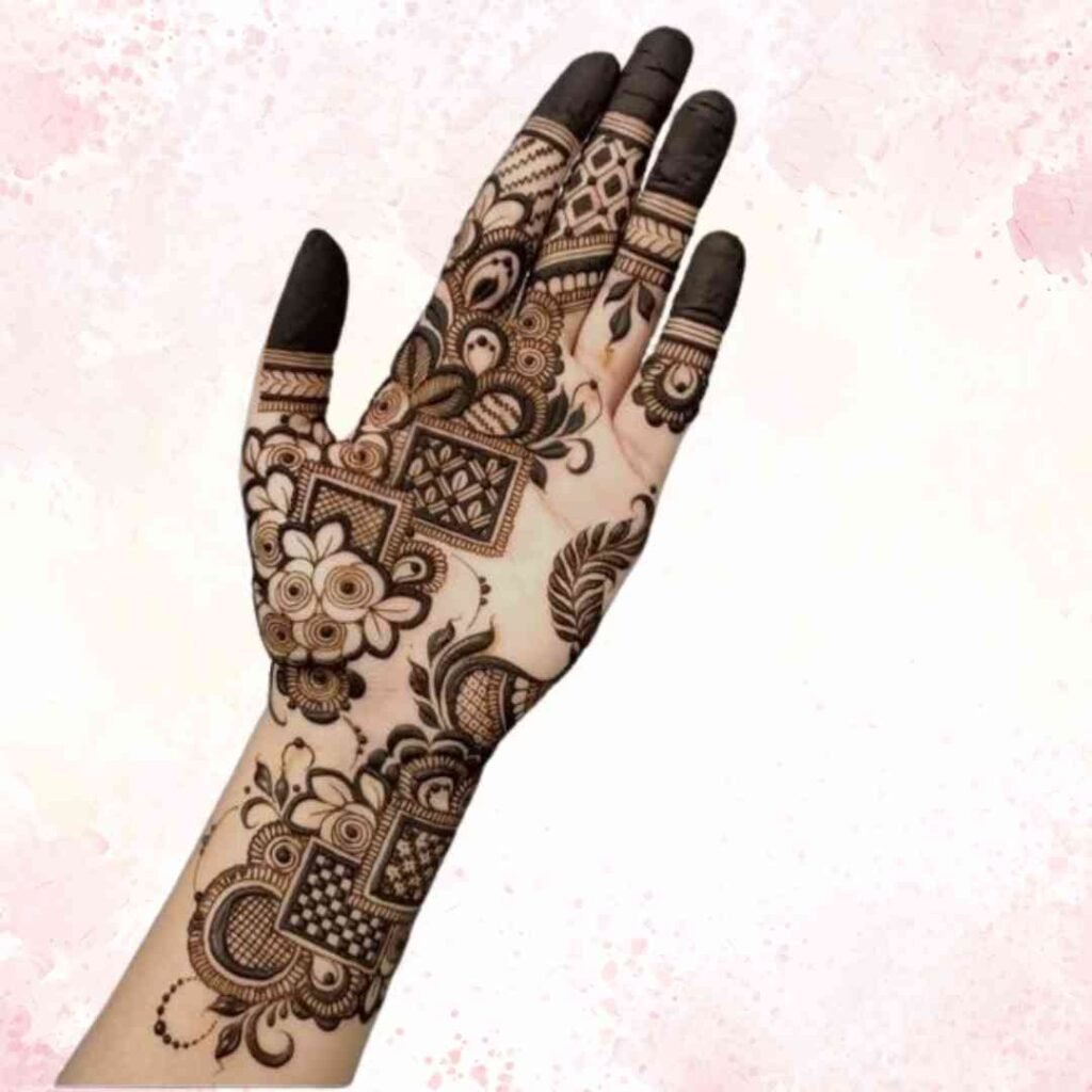 Mehndi Design Front Hand