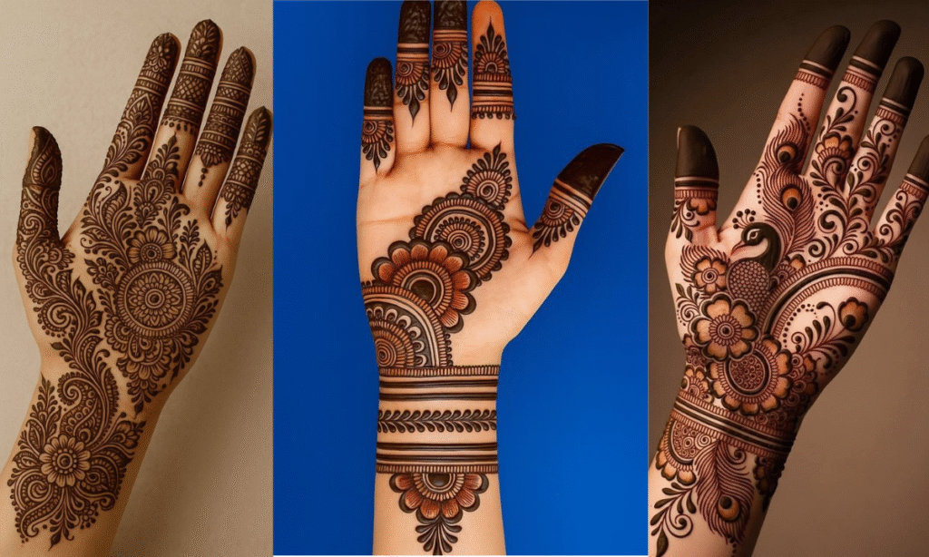 Mehndi Design Front Hand