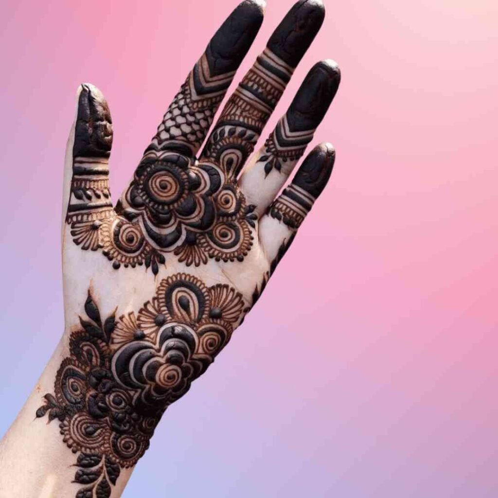 Mehndi Design Front Hand
