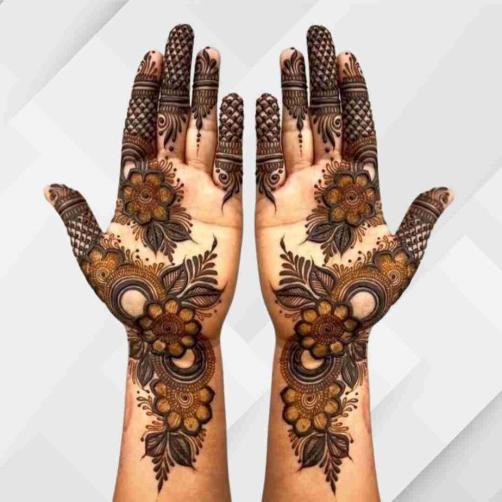Mehndi Design Front Hand