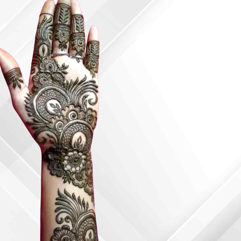 Mehndi Design Front Hand