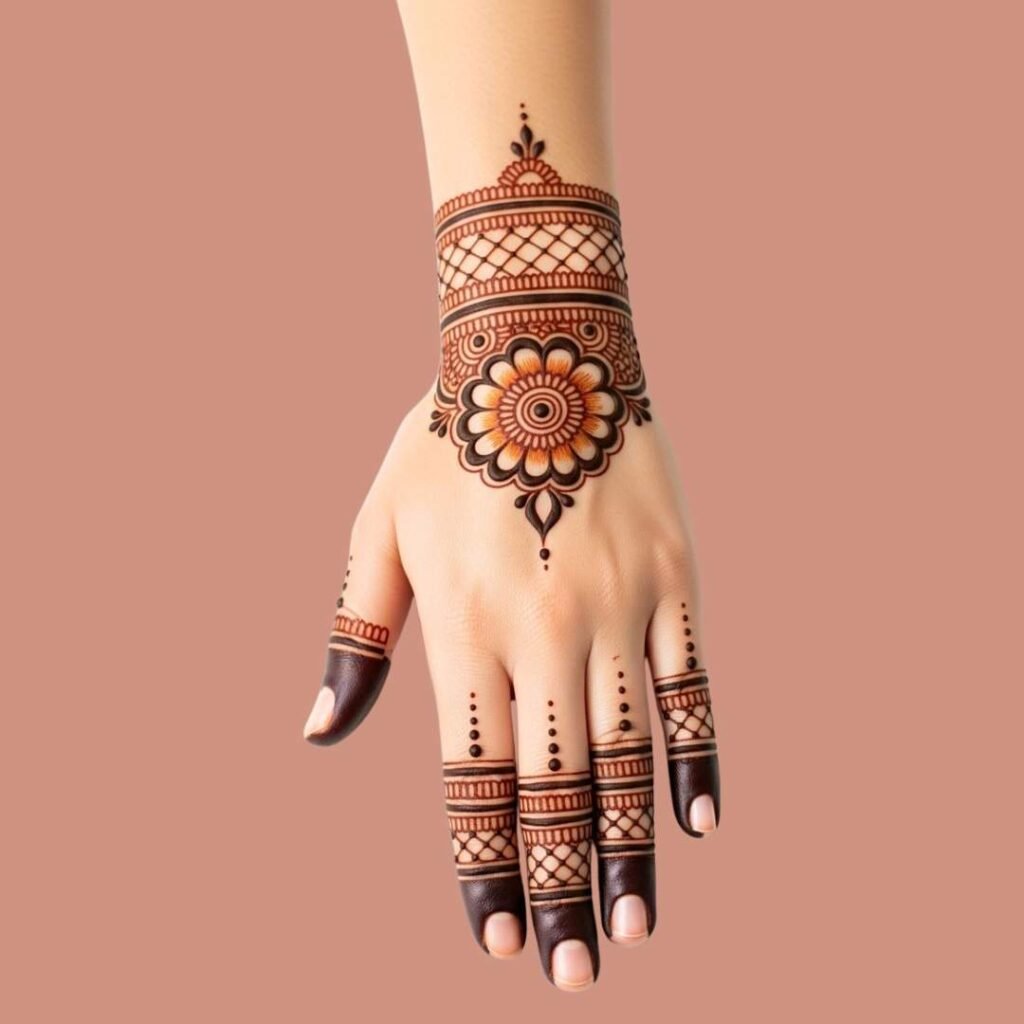 Simple Minimal Mehndi Design