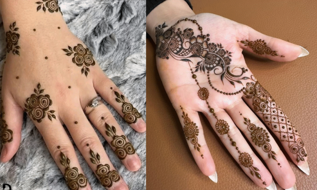 Minimal Mehndi Design