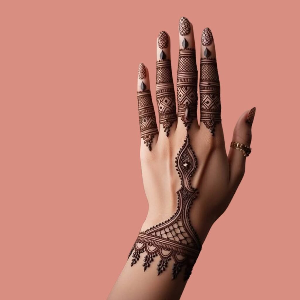 Minimal Mehndi Design Hand