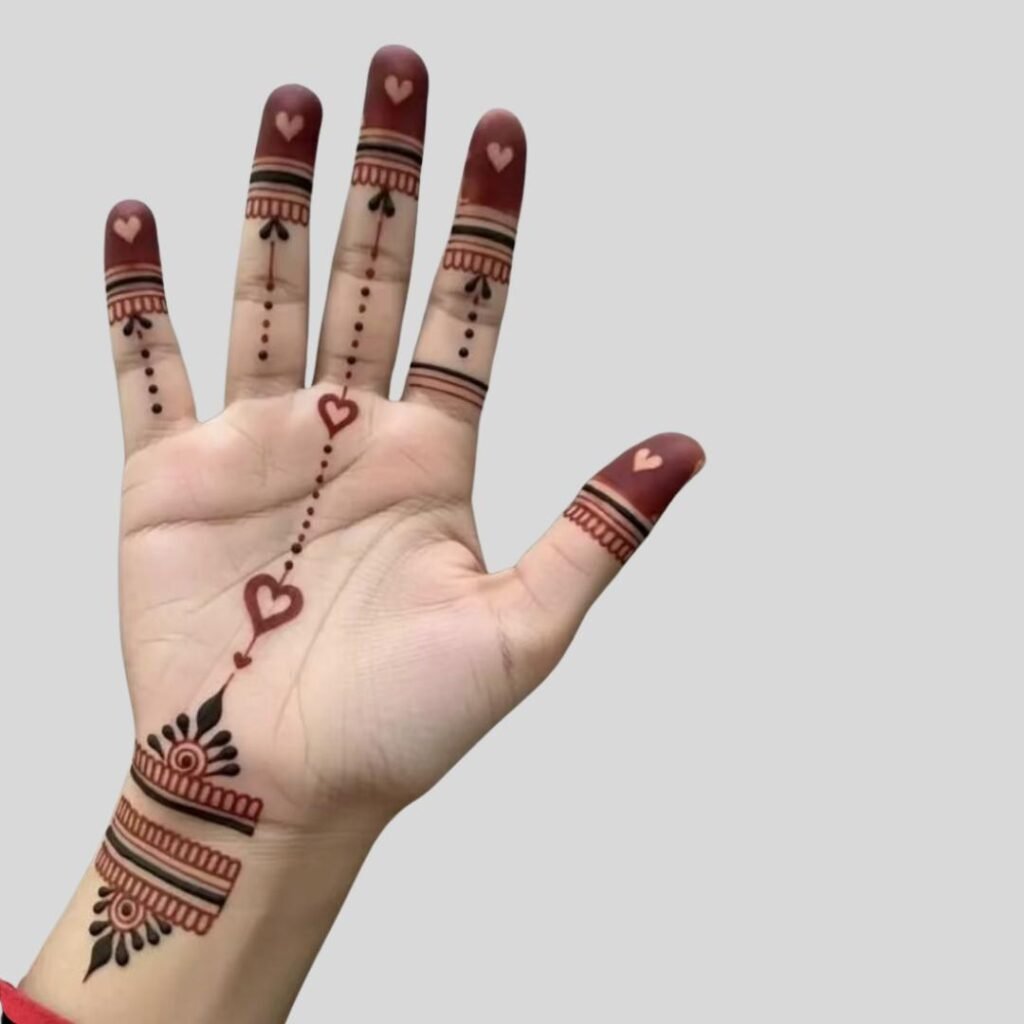 Minimal Mehndi Design Hand